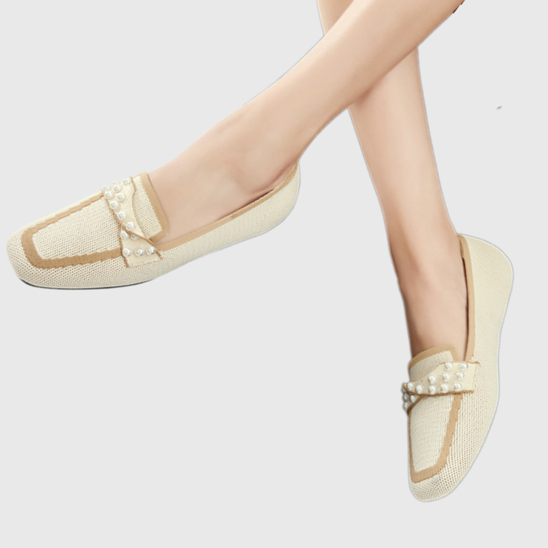 Melora | Mocasines de Perlas Cómodos