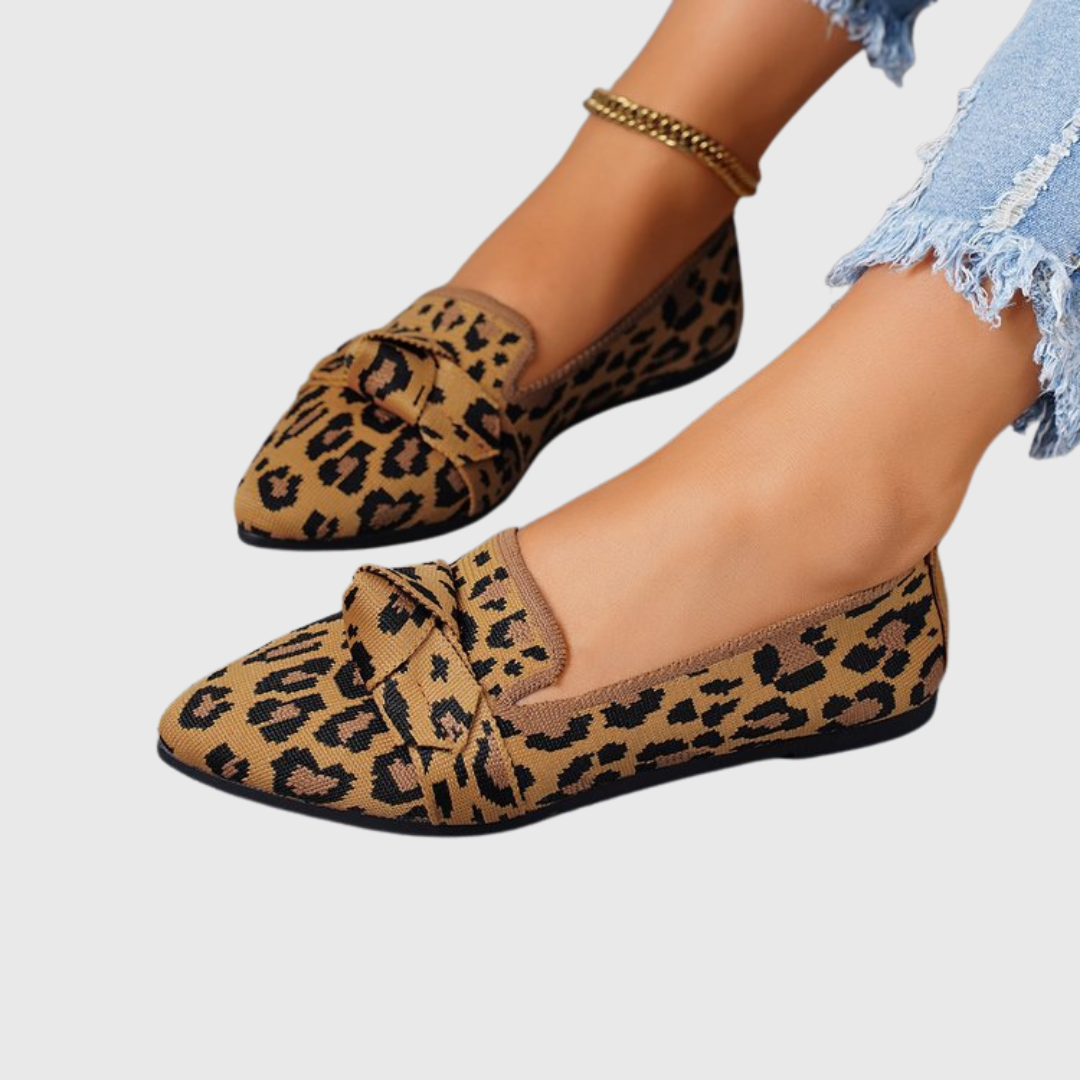 Marissa | Mocasines Cómodos con Estampado de Tigre