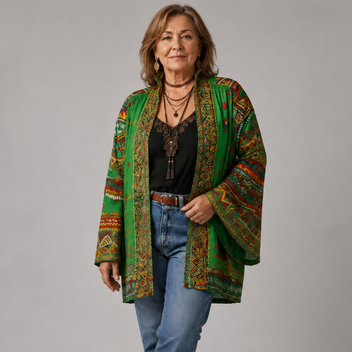 Darcy | Rebeca Kimono Bordada Boho