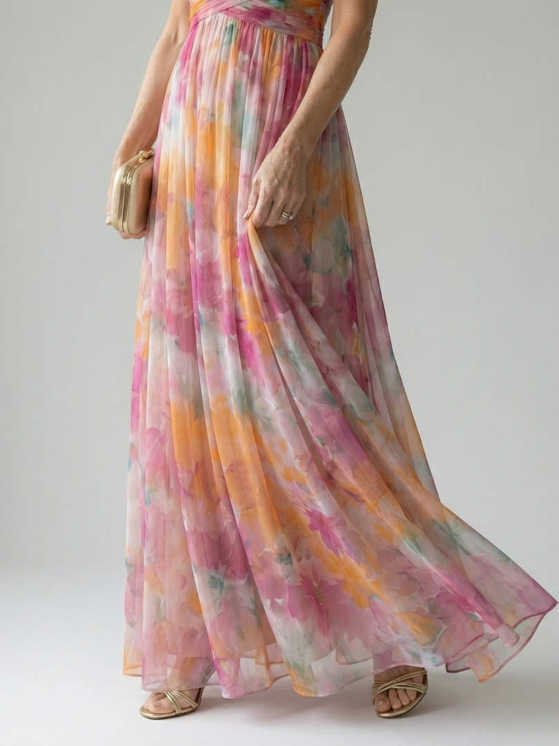 Coraline | Vestido Maxi Cruzado Fluido