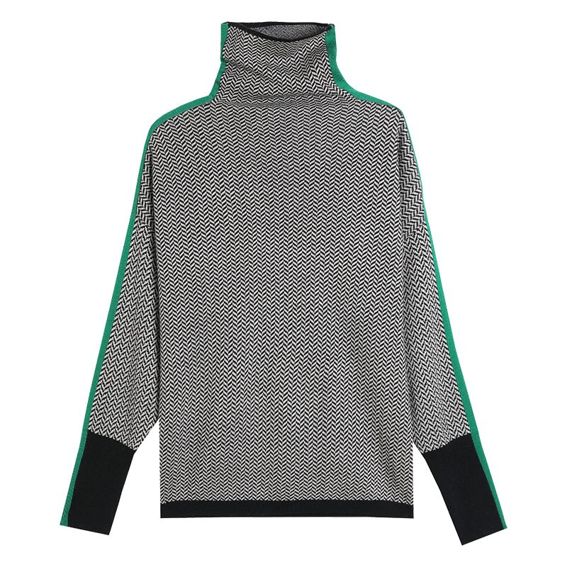 Elisa-Jersey de cuello alto Jess