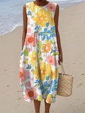 Lara | Vestido Midi Floral Pastel