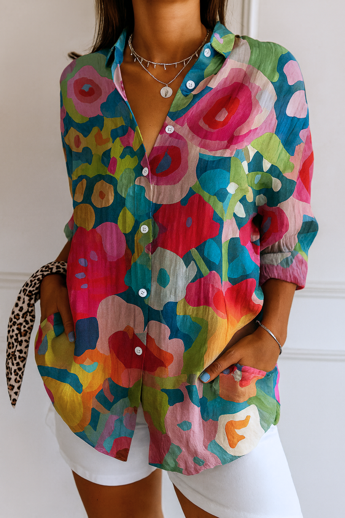 Camilla | Blusa con Estampado Artístico