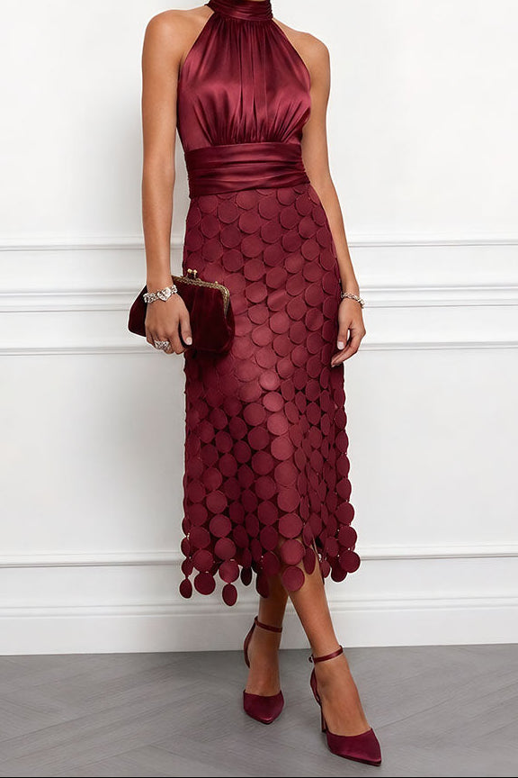 Celine | Vestido midi elegante para ceremonias