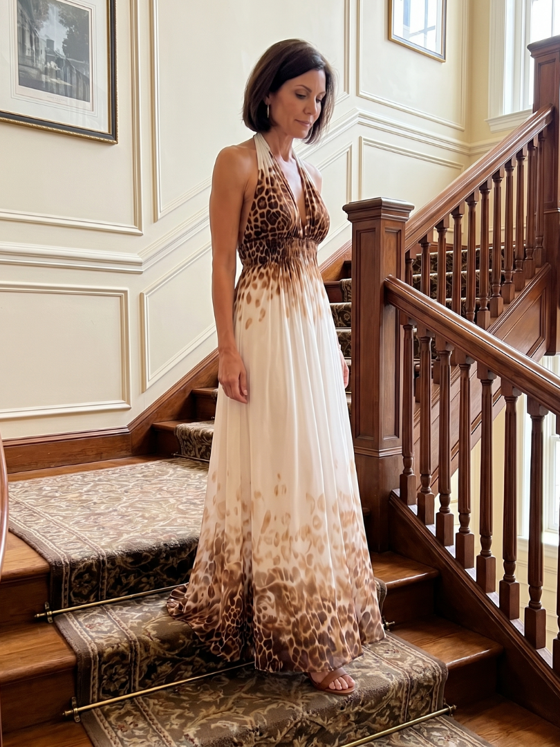 Bellamy | Vestido Maxi Halter Fluido
