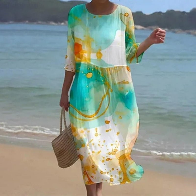 Keely | Vestido Flor de Atardecer