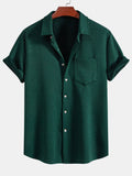 Camisa de jacquard a rayas con botones