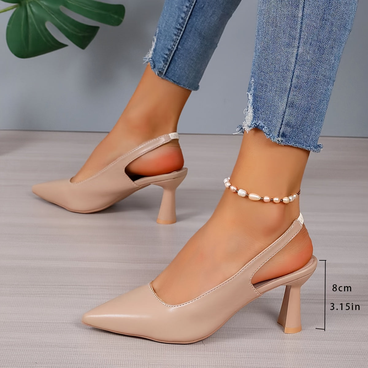 Sophia | Tacones Slingback Elegantes