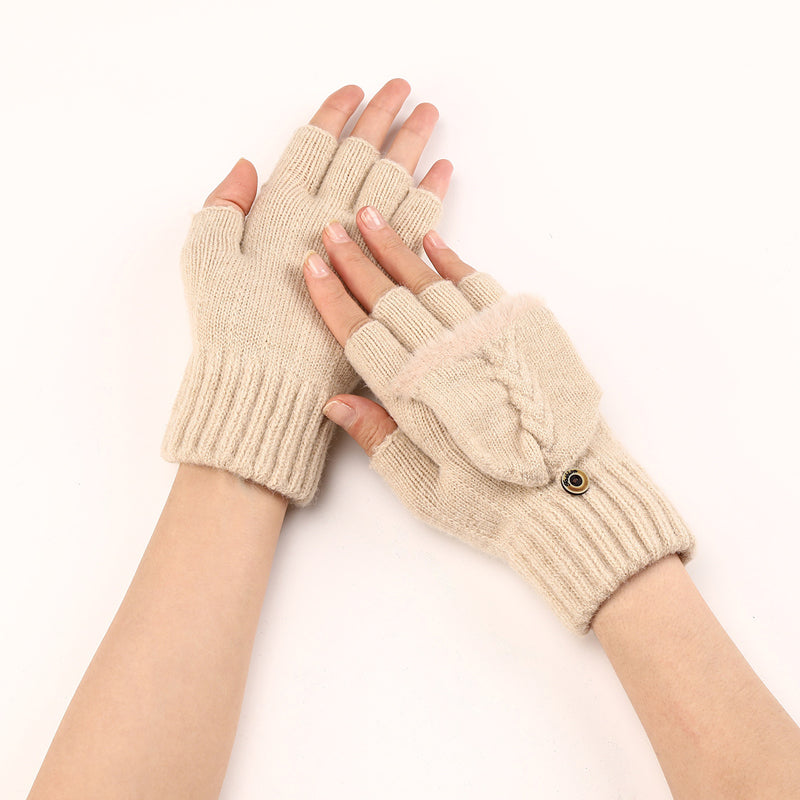 Guantes Cálidos de Color Liso