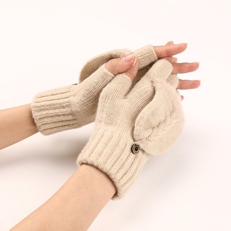 Guantes Cálidos de Color Liso