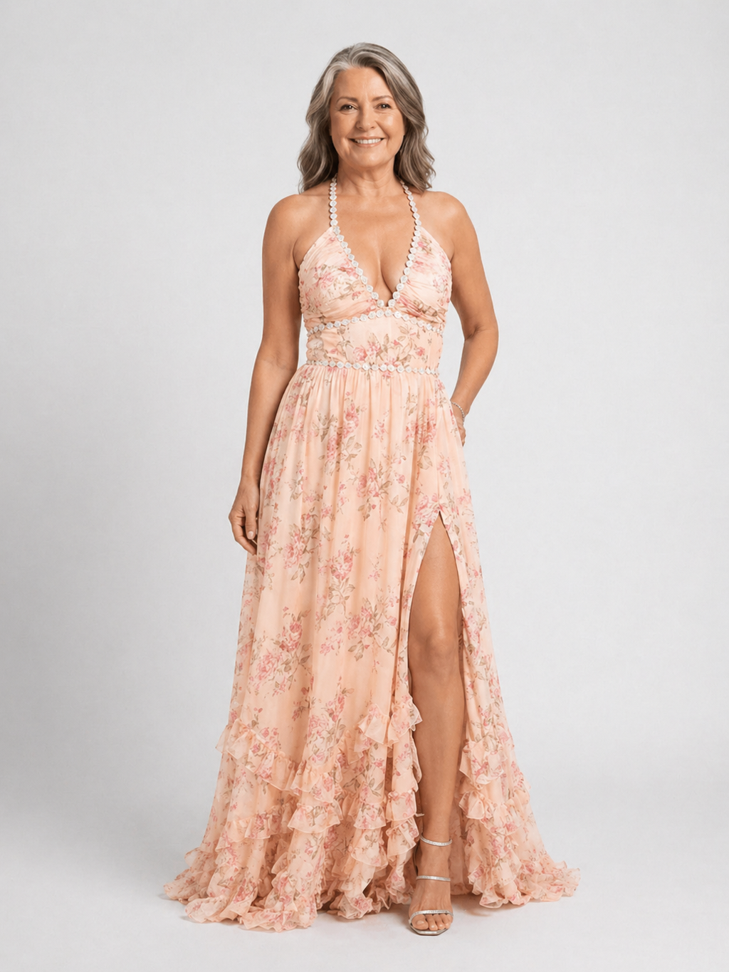 Sophia | Vestido Maxi Floral Romántico