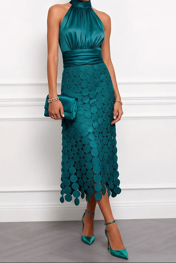 Celine | Vestido midi elegante para ceremonias