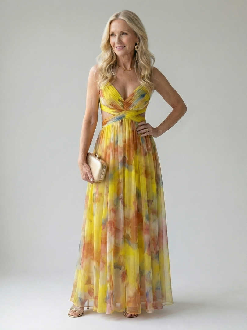 Coraline | Vestido Maxi Cruzado Fluido