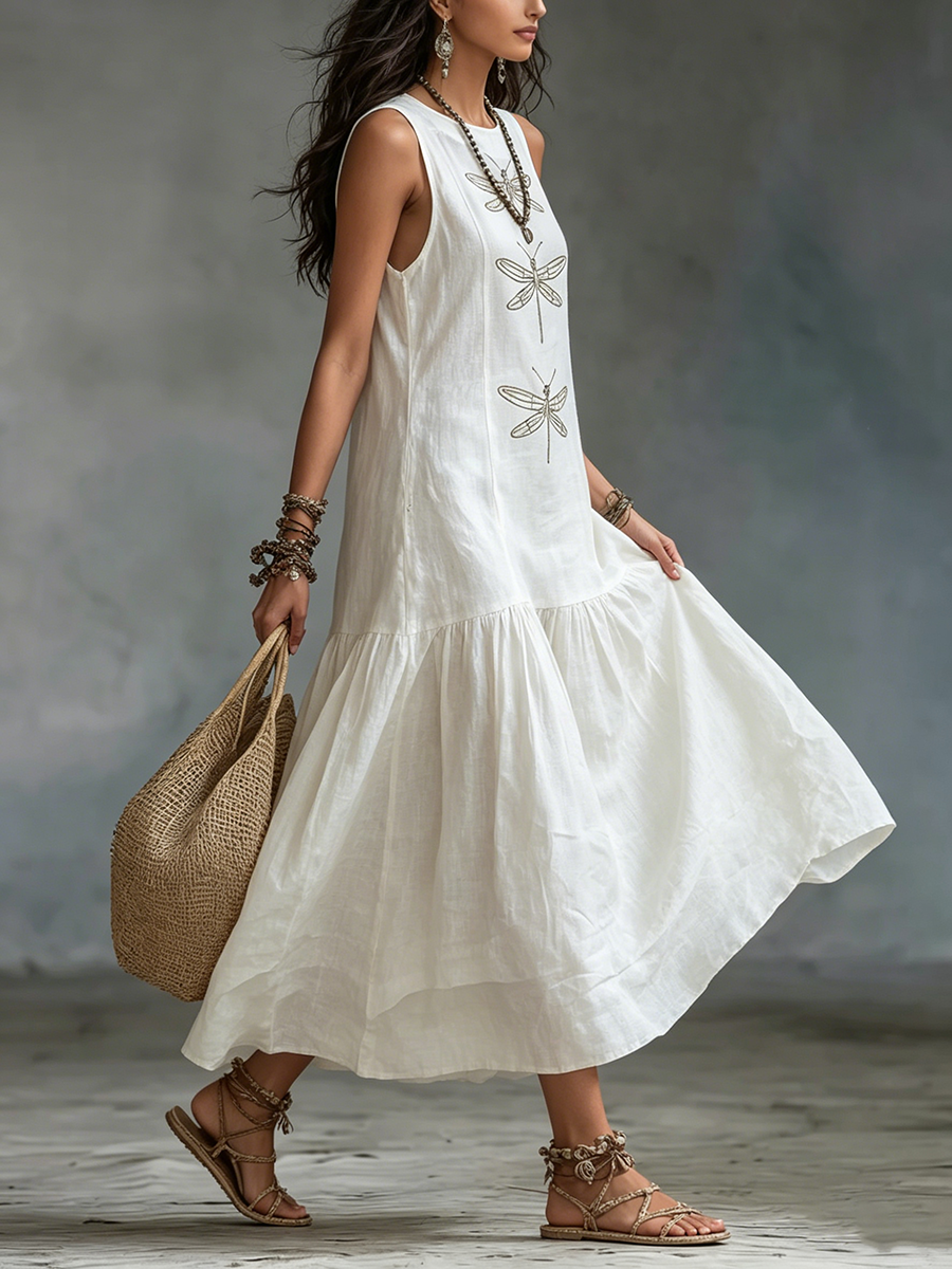 Geneva - Vestido maxi sin mangas
