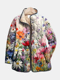 Kaia | Encantadora Chaqueta Acolchada con Estampado Floral Vintage