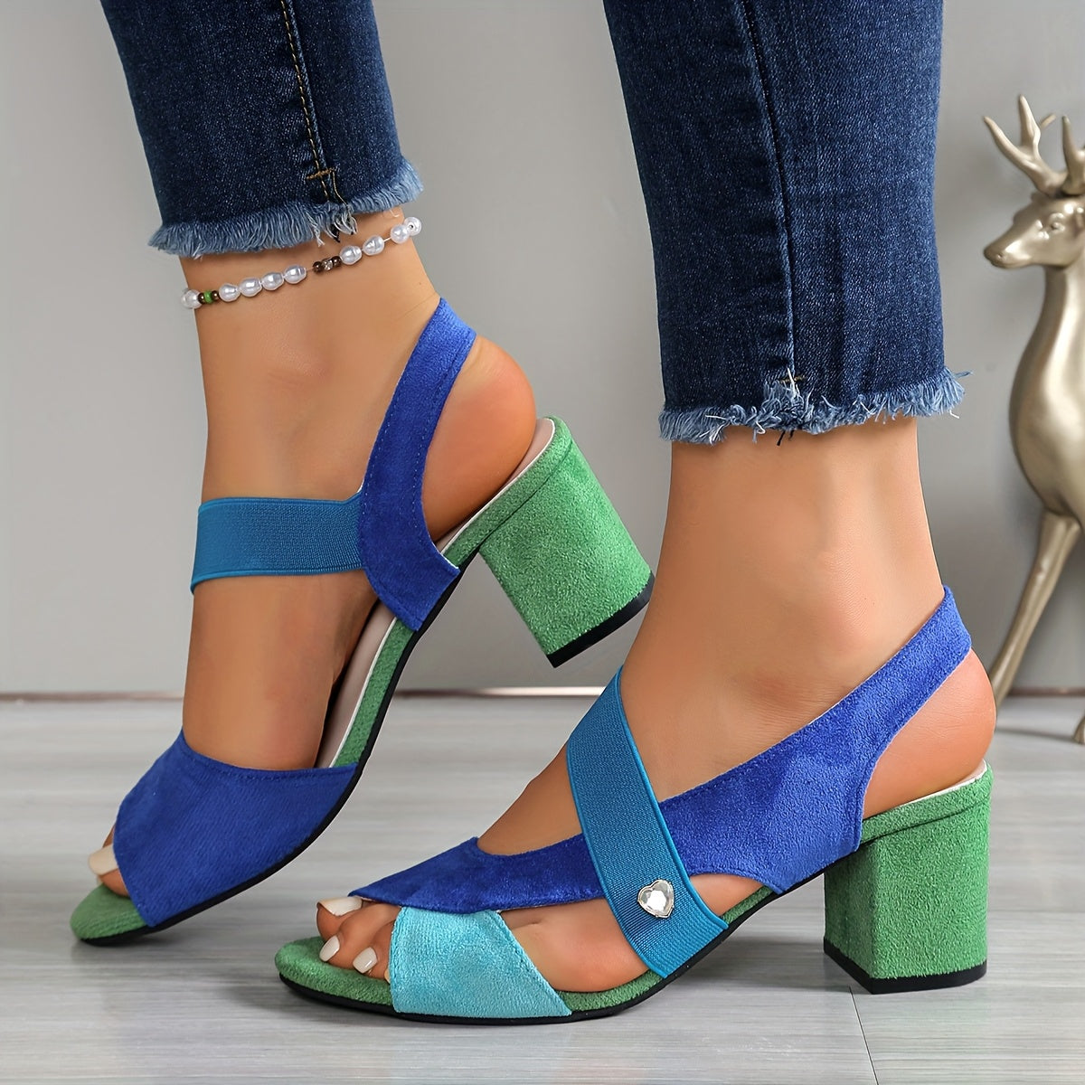 Linda | Tacones Gruesos Ortopédicos de Comodidad