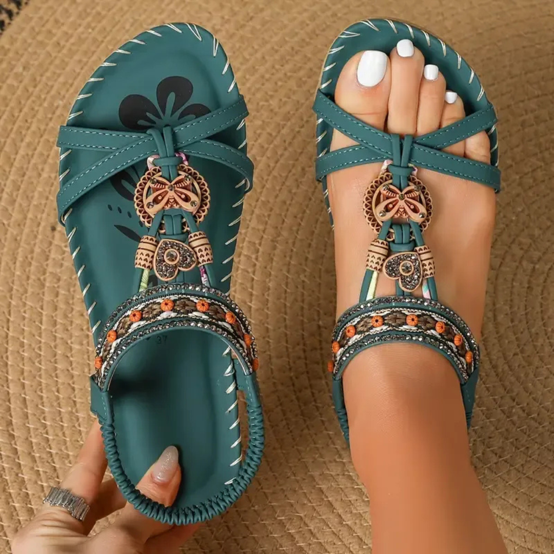 Nadia - Sandalias elegantes en estilo boho