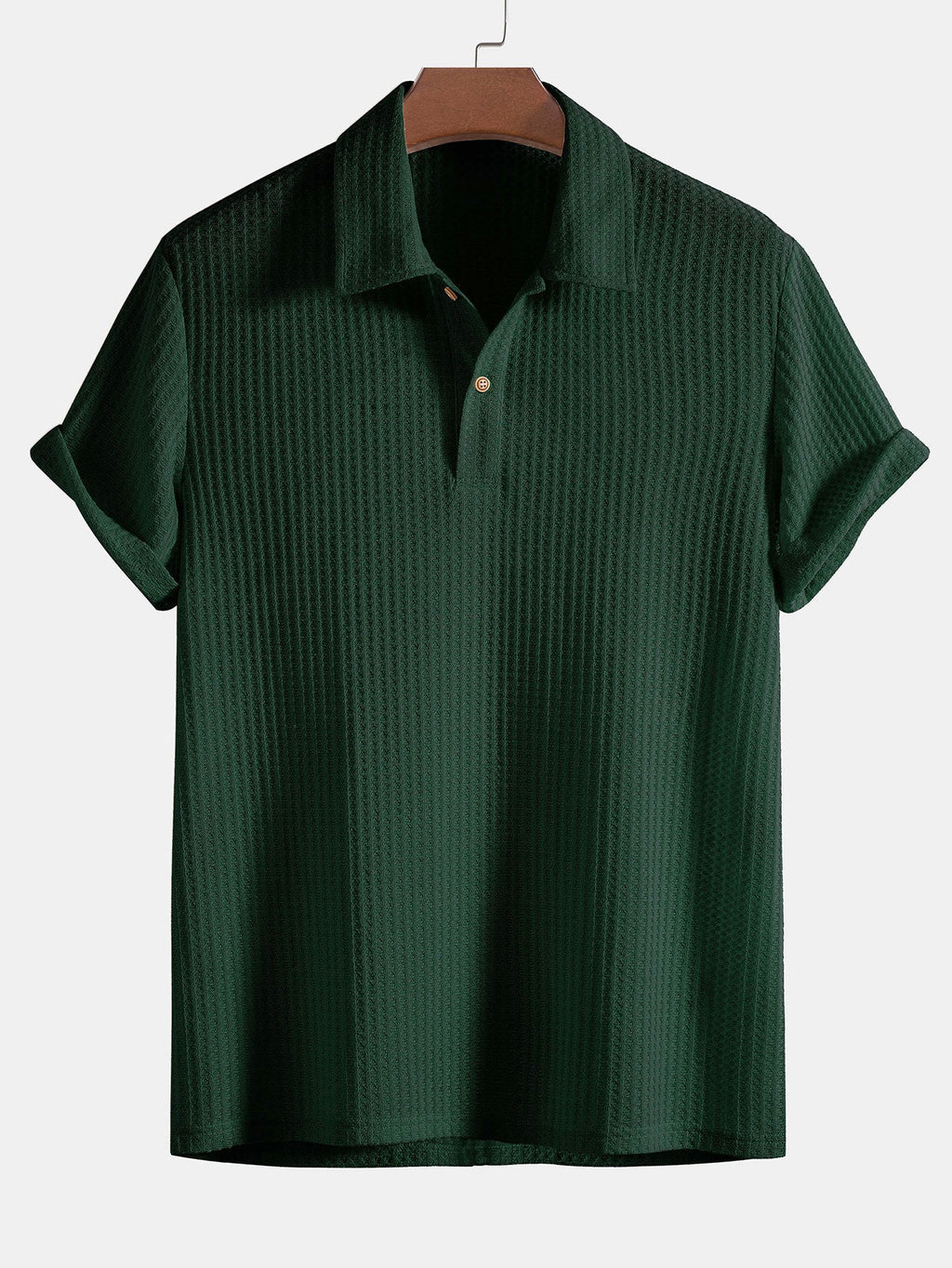 3 camisetas polo de punto tipo gofre