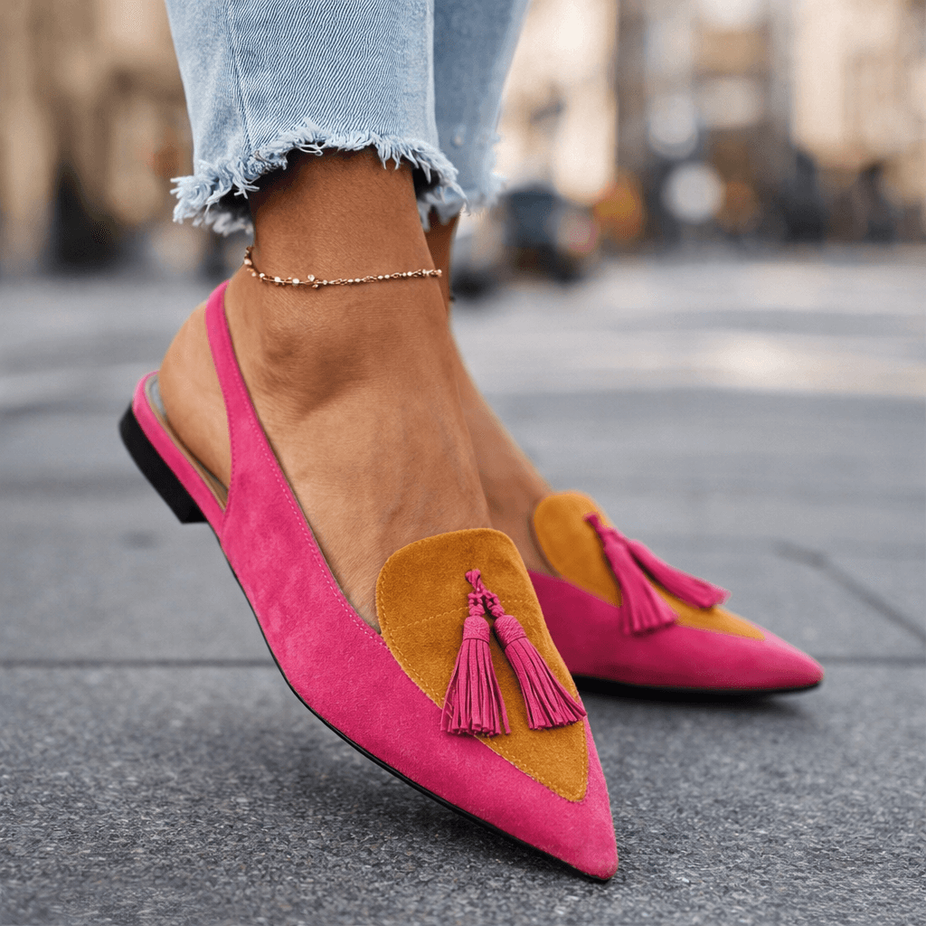 Sandalias Eliza con Tiras y Borlas