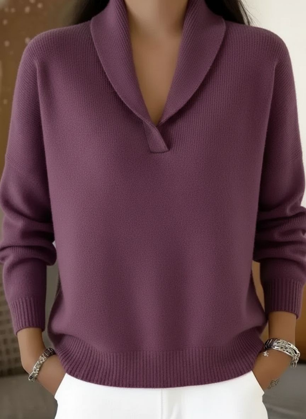 Antonine | Suéter de Cuello en V
