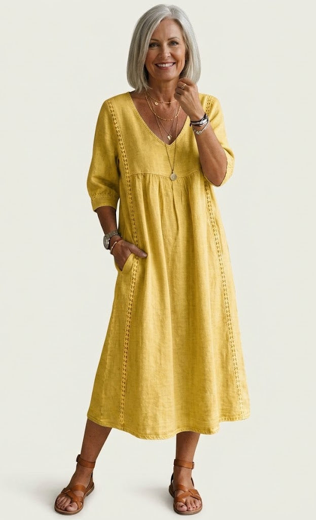 Juliette | Vestido Maxi Elegancia Línea A
