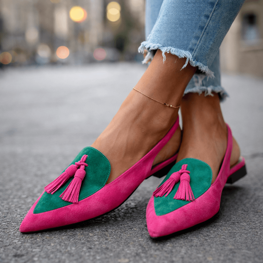 Sandalias Eliza con Tiras y Borlas