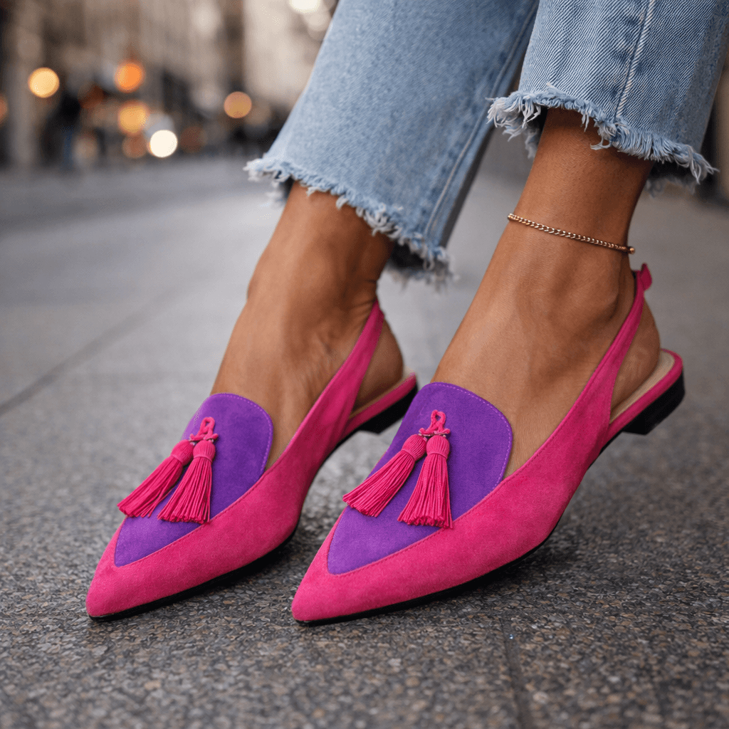Sandalias Eliza con Tiras y Borlas