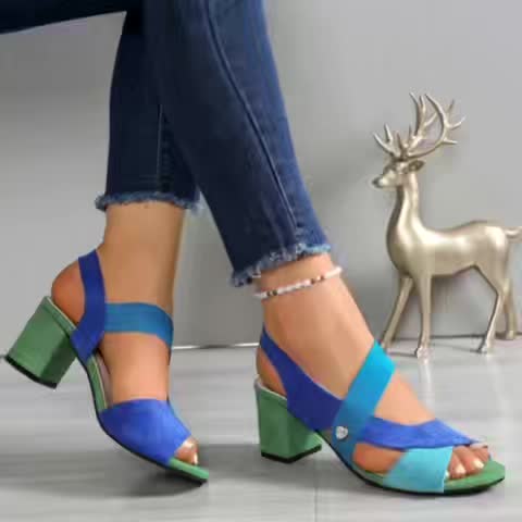 Linda | Tacones Gruesos Ortopédicos de Comodidad