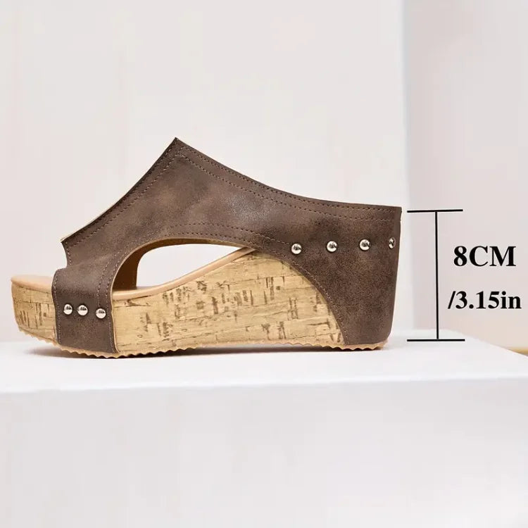 Melissa |  Sandalias de cuña cómoda