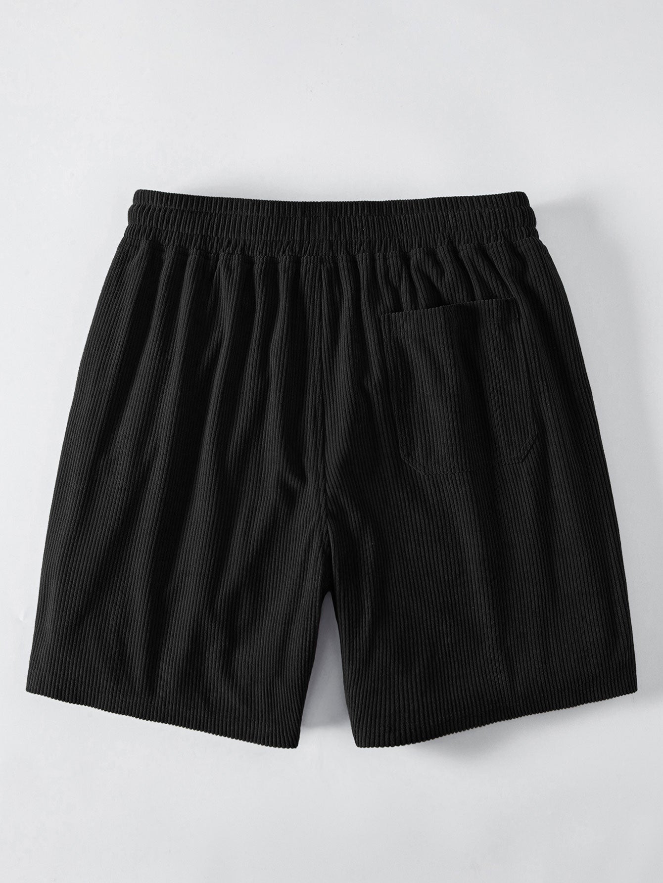 Regular Fit 1% Battery Print Cotton T-Shirt & Corduroy 7" Shorts