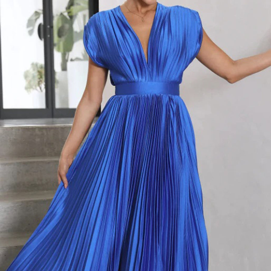 Annabelle | Vestido Midi Plisado Atemporal