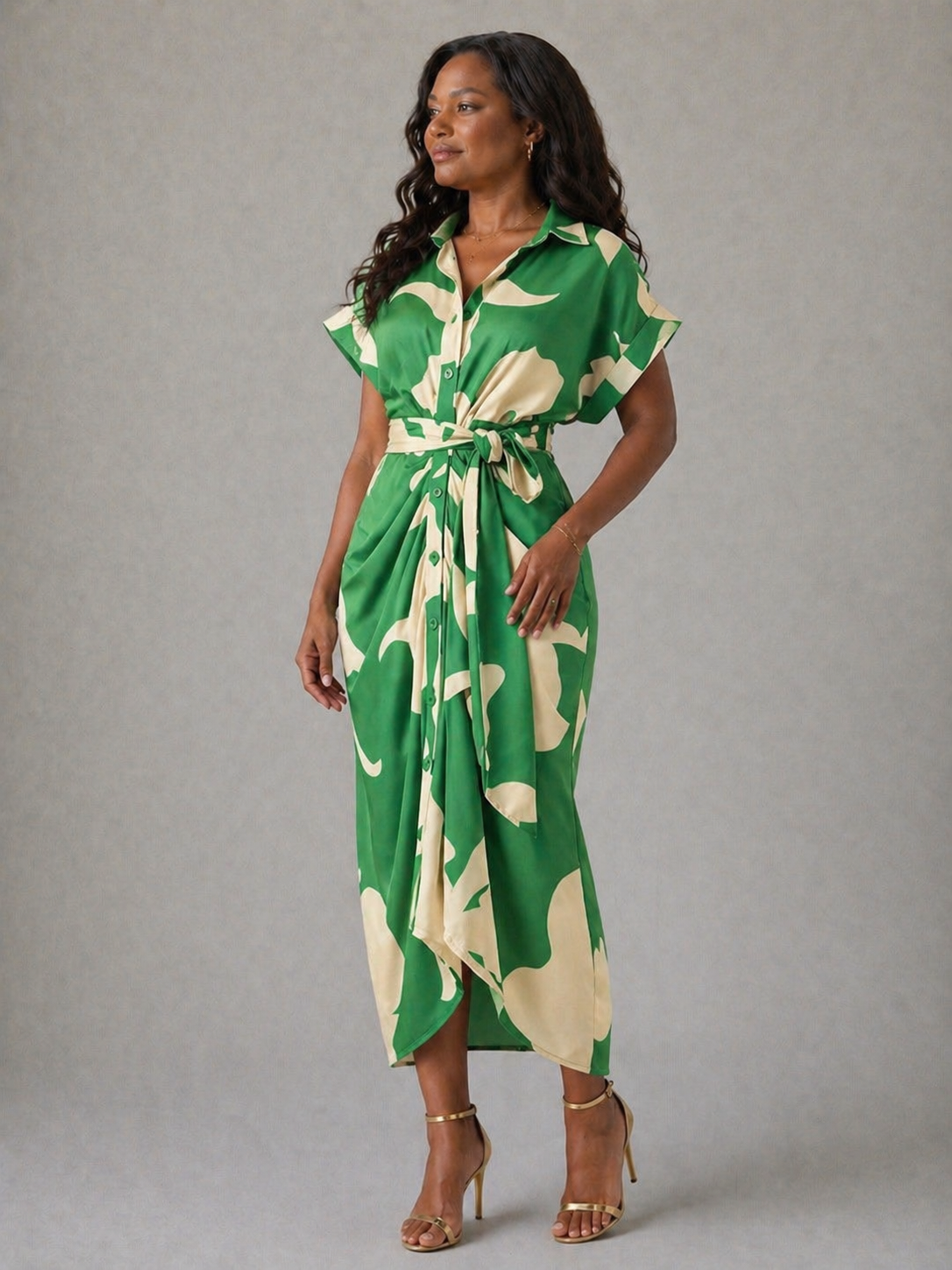 Wren | Vestido Camisero con Cinturón