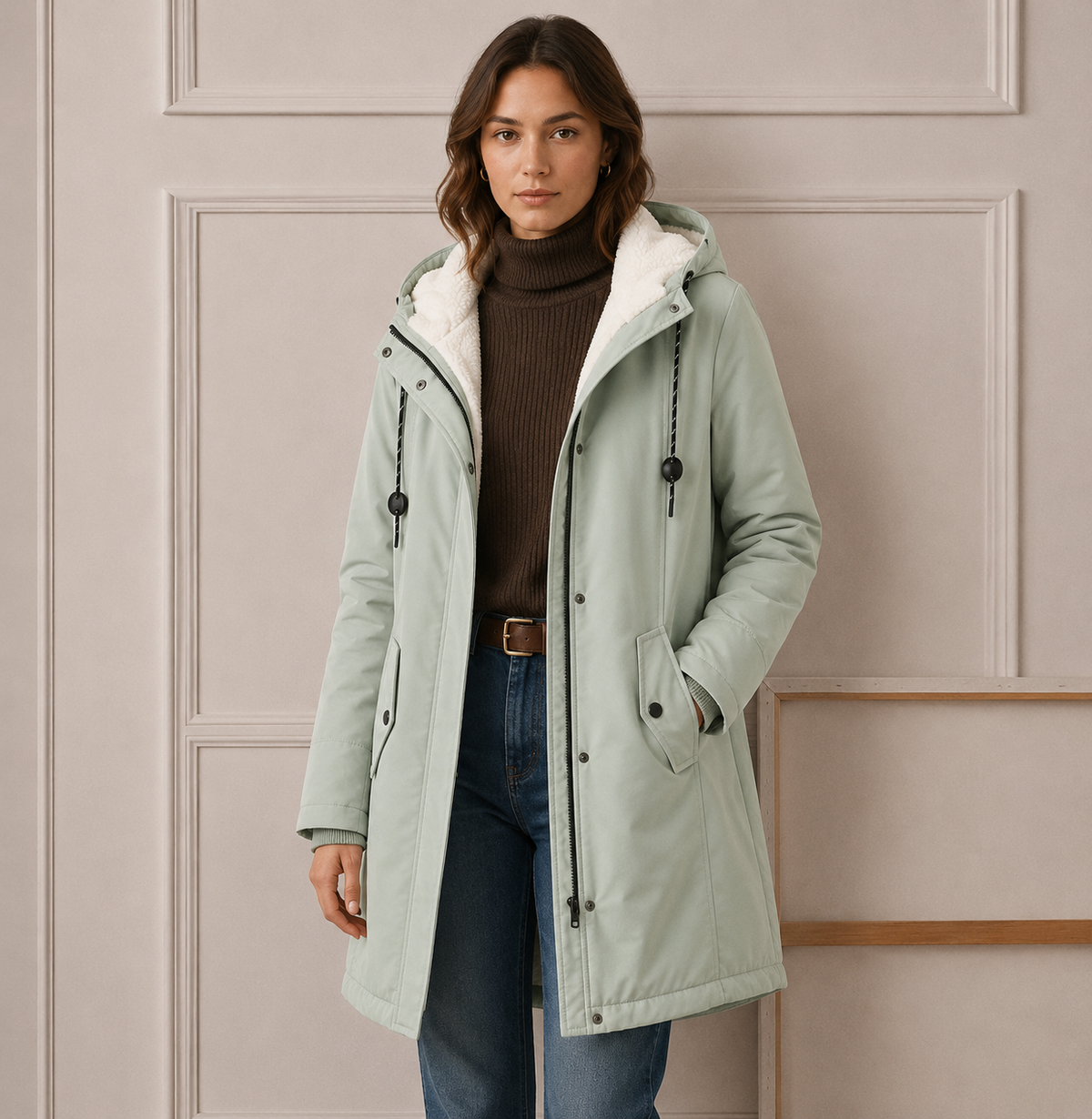 Everest™ | Abrigo Acolchado con Capucha para Clima Frío