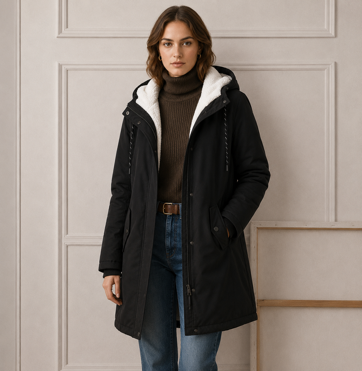 Everest™ | Abrigo Acolchado con Capucha para Clima Frío