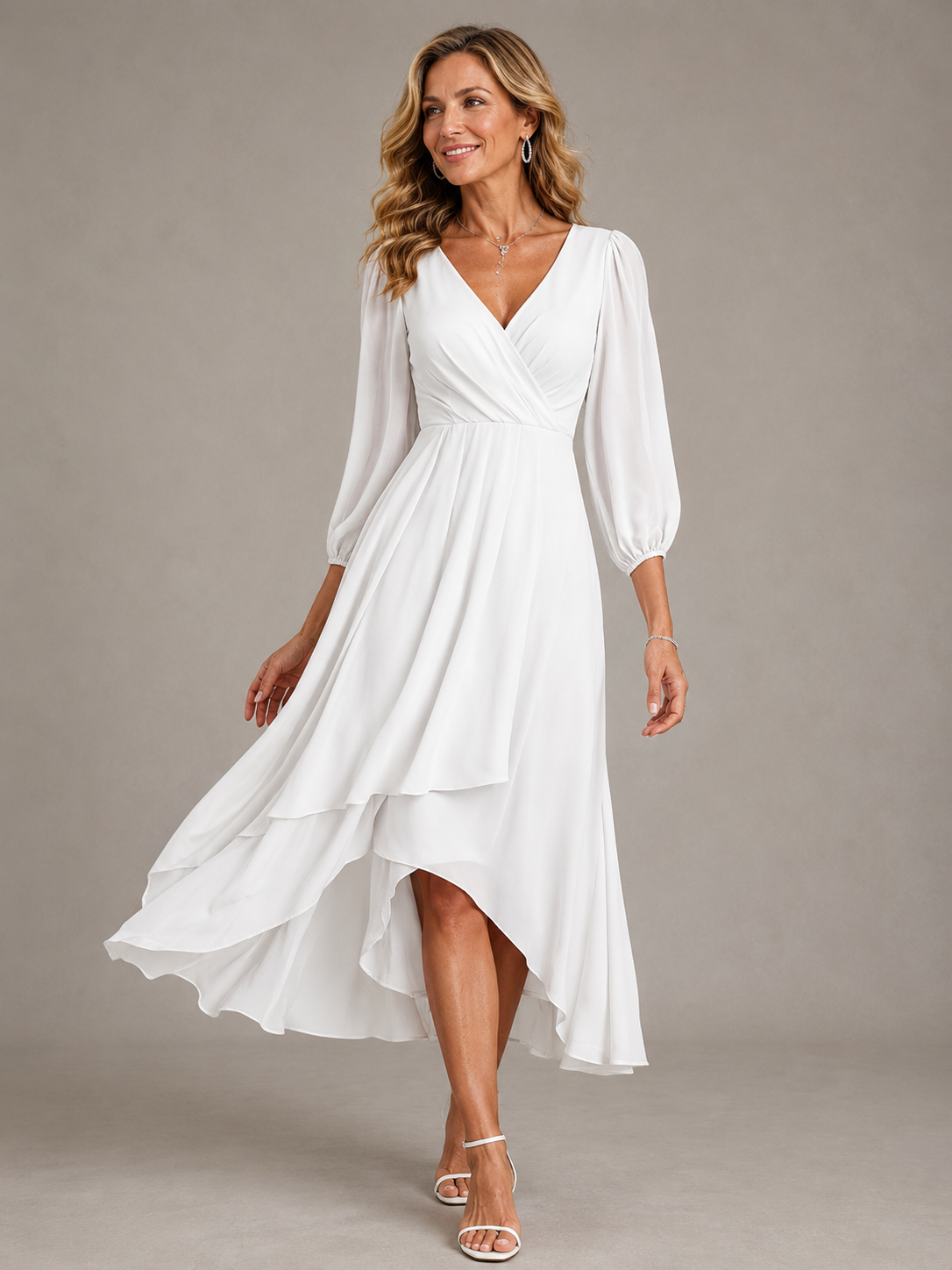 Mia™ | Vestido Largo Elegante de Escote en V