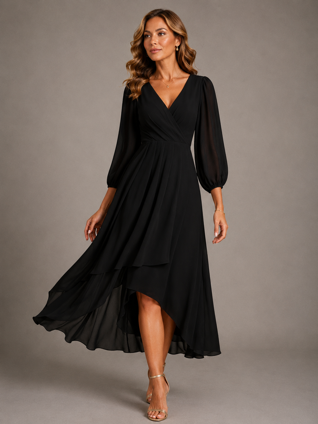 Mia™ | Vestido Largo Elegante de Escote en V
