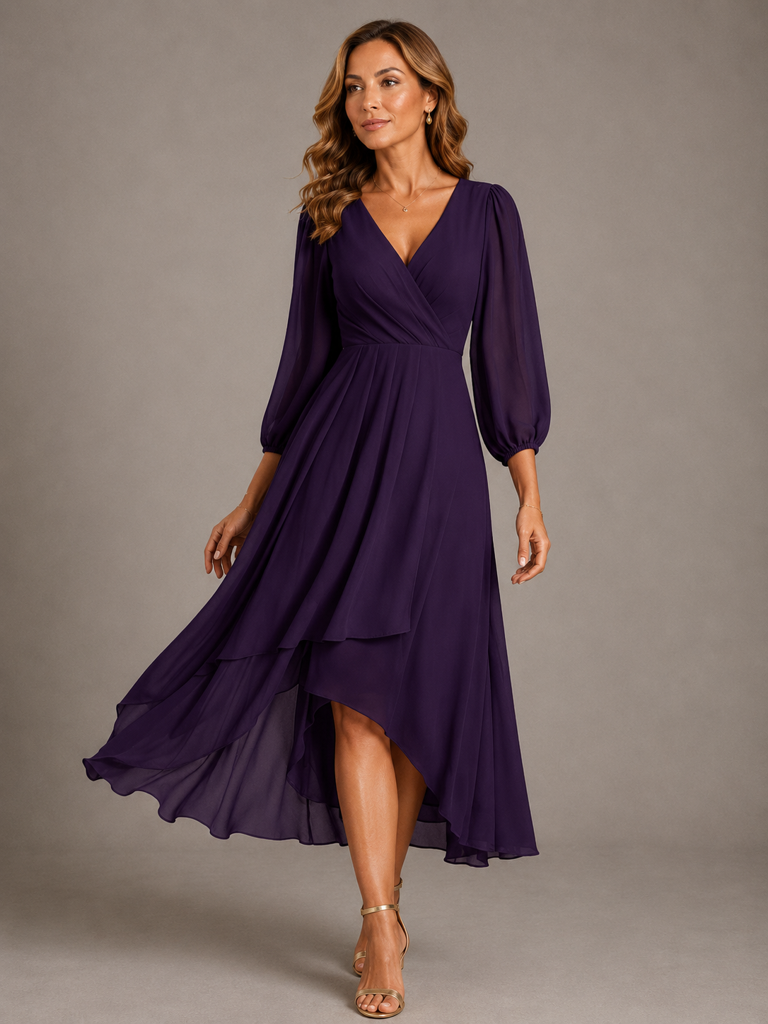 Mia™ | Vestido Largo Elegante de Escote en V