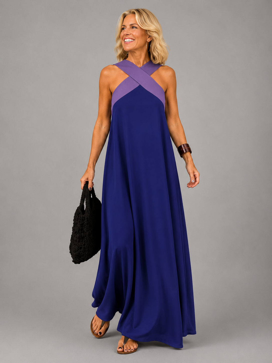 Velora™ | Vestido Maxi Elegancia Cruzada