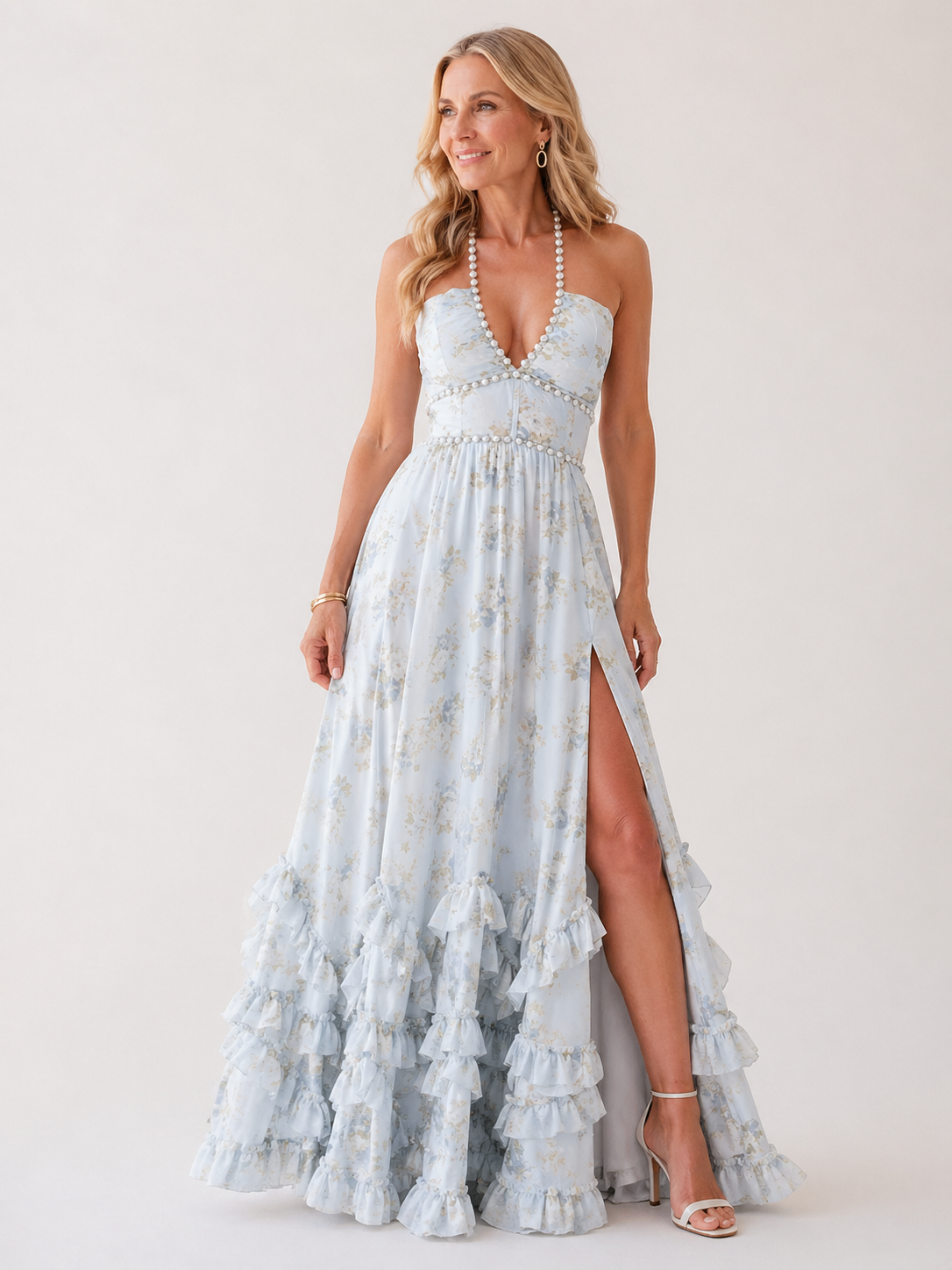Sophia | Vestido Maxi Floral Romántico