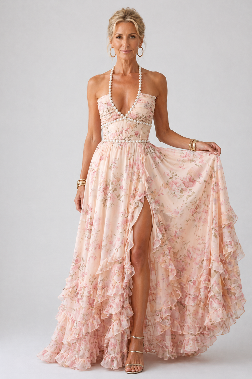 Sophia | Vestido Maxi Floral Romántico
