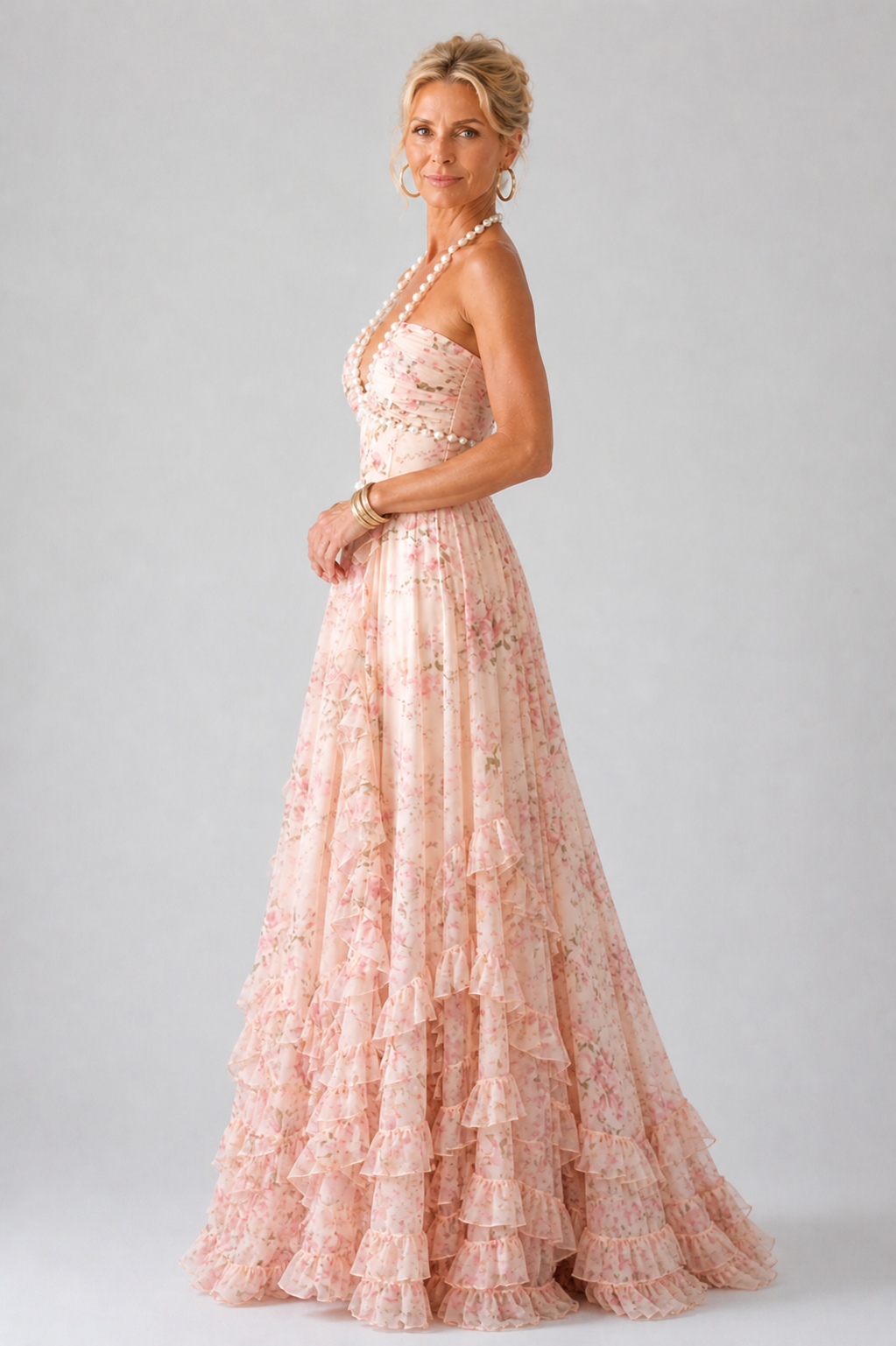 Sophia | Vestido Maxi Floral Romántico