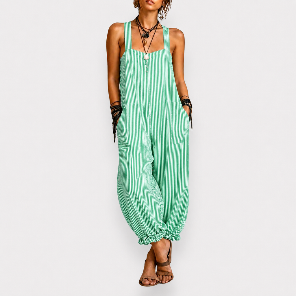 Elena | Mono Bohemio de Rayas