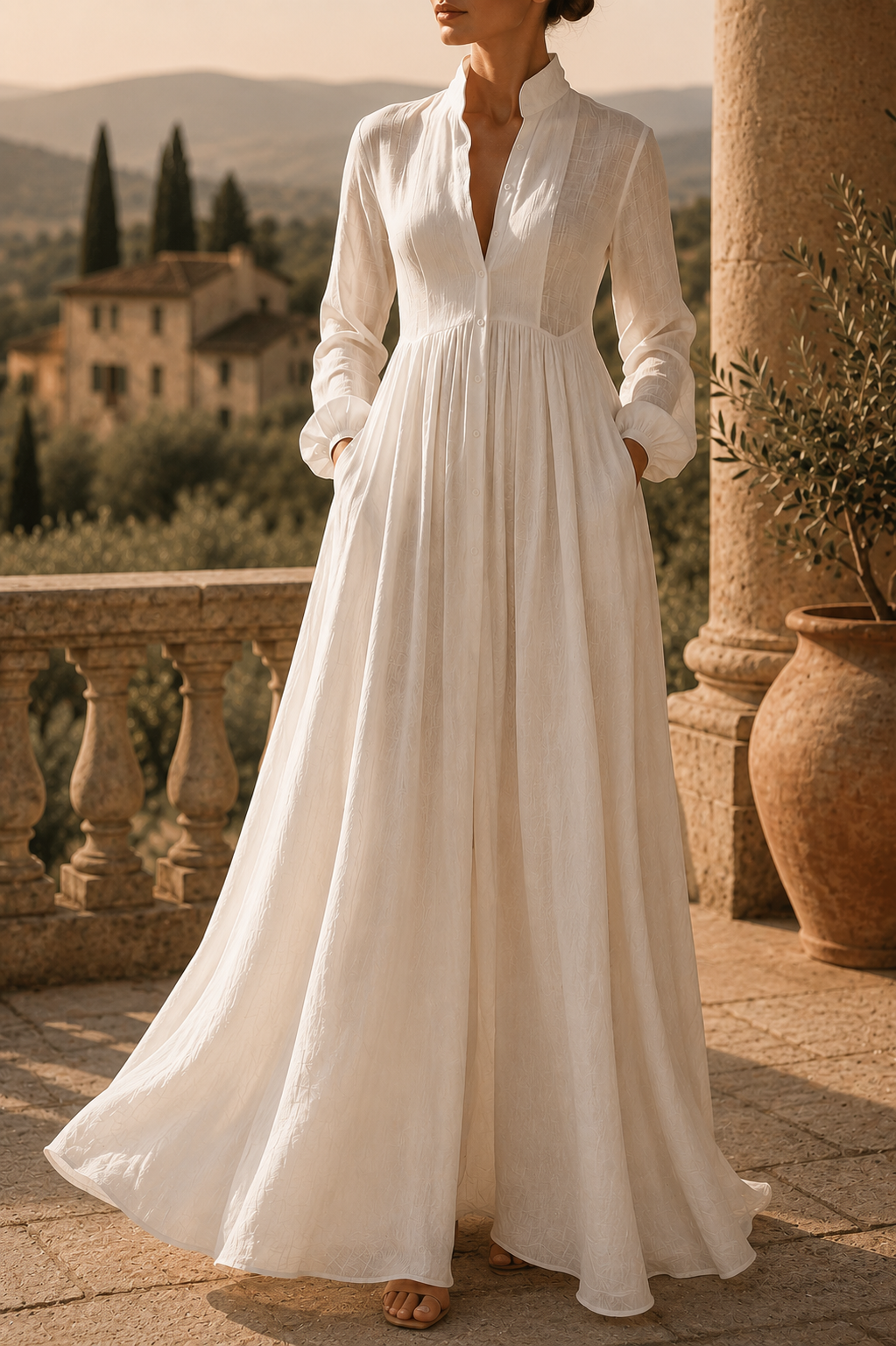 Carolina | Vestido Romántico Riviera