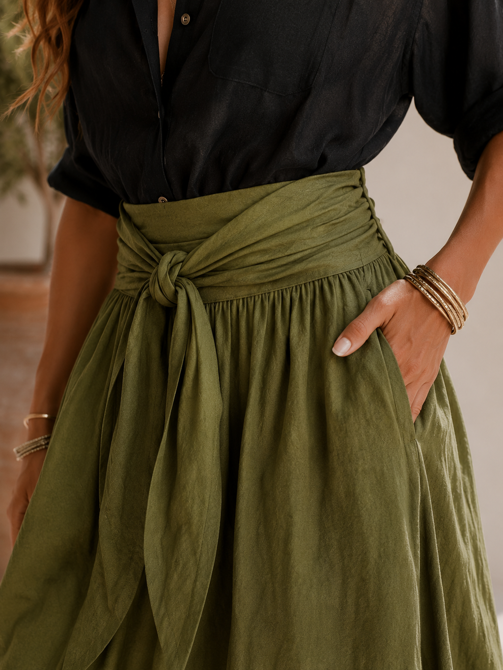 Conjunto PALERMO Falda y Camisa