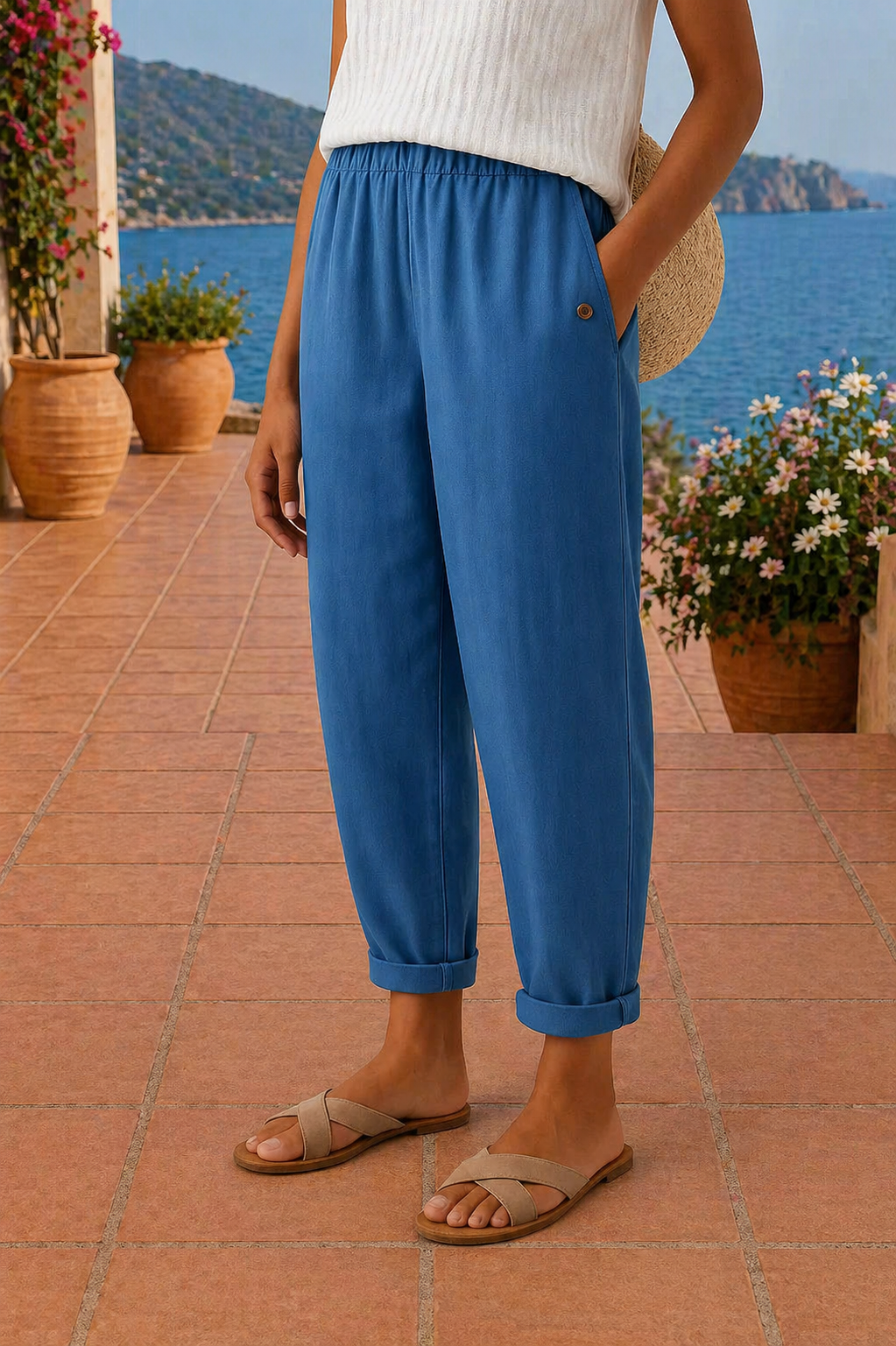 Sienna | Pantalón de Pierna Ancha Relajado