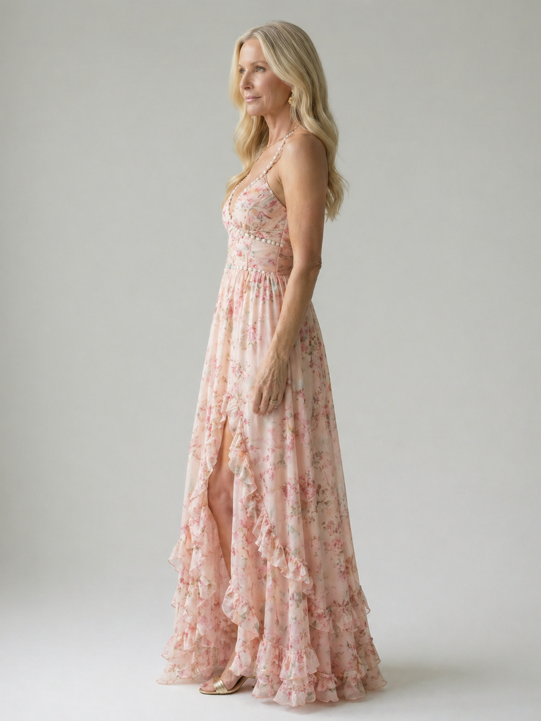 Sophia | Vestido Maxi Floral Romántico