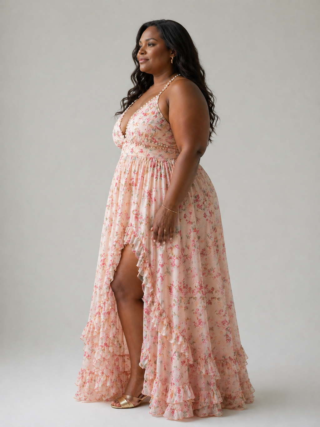 Sophia | Vestido Maxi Floral Romántico