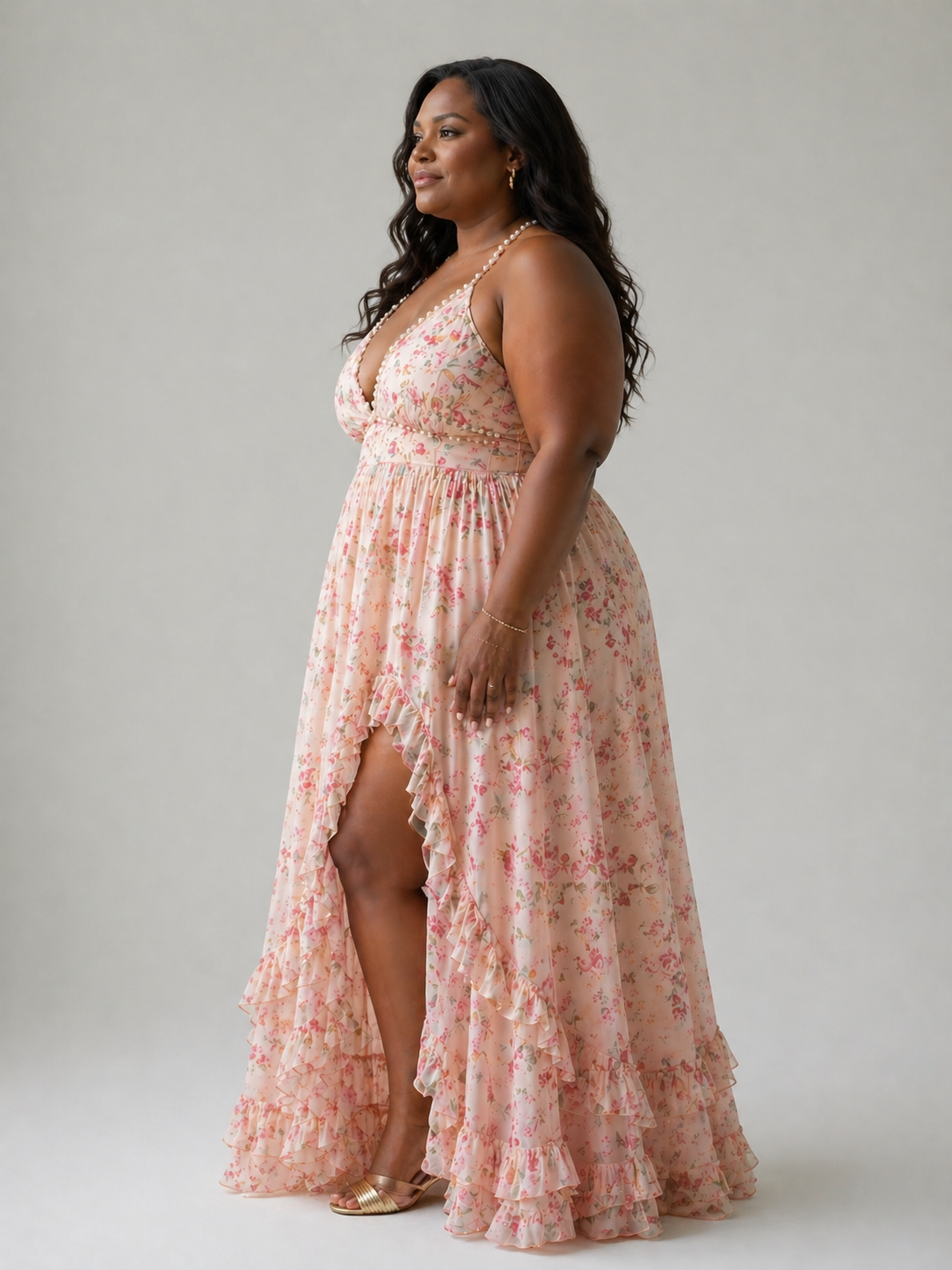Sophia | Vestido Maxi Floral Romántico