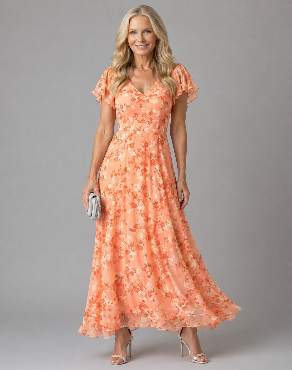 Amara | Vestido Maxi Floral Fluido