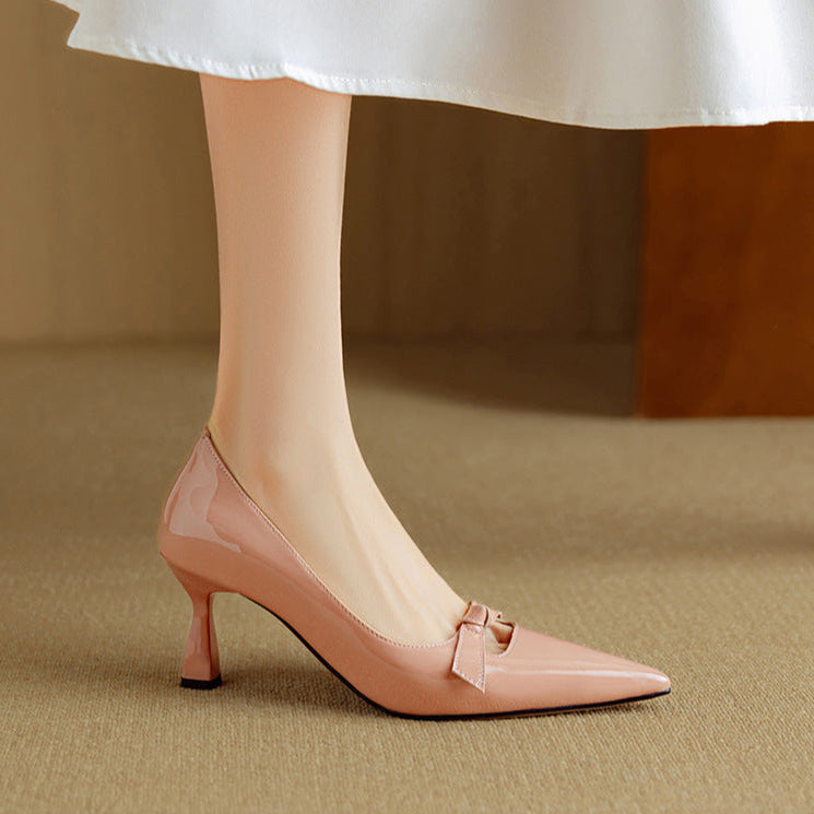 Zapatos de Salón Elegantes Elayna de Piel Genuina